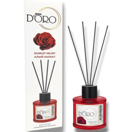 Odorizant camera cu betisoare aroma de Velvet, 120 ml, gamma D'ORO