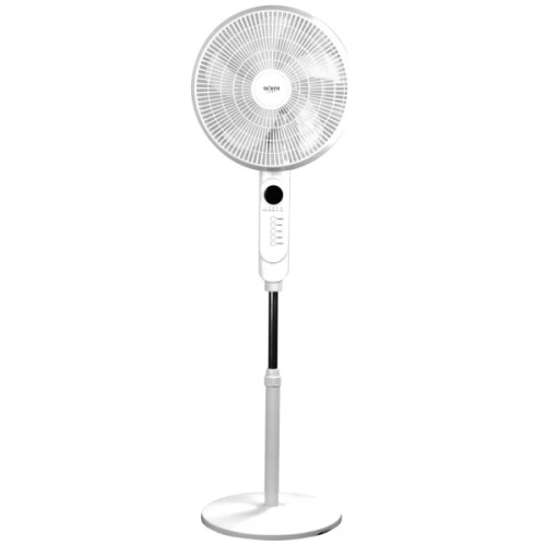Ventilator de Podea 16in BOHM BF403RC-5B Numar viteze 3, 45W, Reglaj pe inaltime pana la 125 cm, Functie de oscilatie 75°