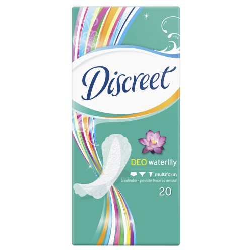 Discreet Absorbante Deo Waterlily, 20 buc. Produs pentru igiena intima