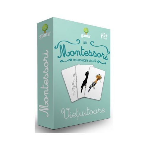 Vietuitoare. Carti de joc Montessori