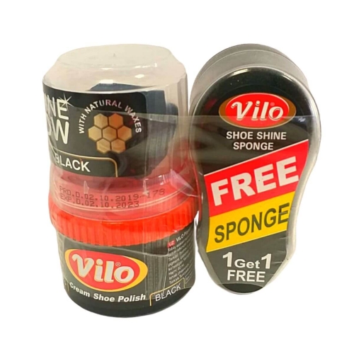 Vilo Crema pentru pantofi Neagra, 60 ml