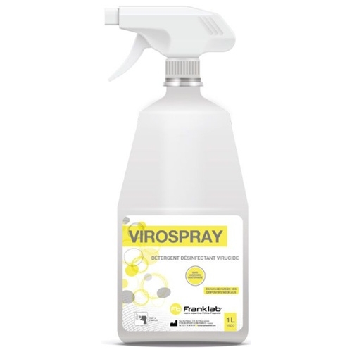 Detergent dezinfectant suprafete si dispozitive medicale de nivel inalt, VIROSPRAY, 1L