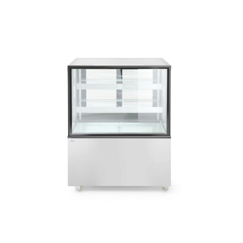 Vitrina frigorifica de prezentare interval temp. 2/6 gr. C, corp inox, 510 litri, 490 W ARKTIC by Hendi, 1515x675x(H)1210 mm, Clasa energetica C