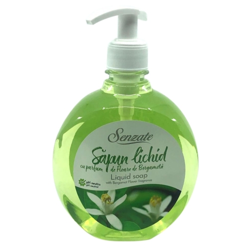 Sapun lichid Floare de bergamota, 500 ml Senzate	