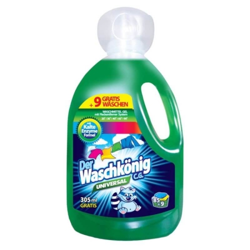 Waschkonig detergent lichid universal haine/rufe  94 spalari, 3.305L