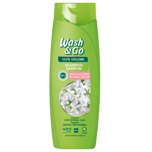 Wash&Go Sampon  cu extract de iasomie pentru par normal, 200mlpe grupdzc.ro✅. Descopera gama copleta de produse la oferte speciale✅!