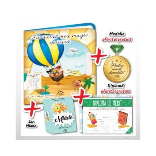 Jurnalul meu magic de vara, clasa I. Contine si jocul Miade - Claudia Mihaela Carstocea