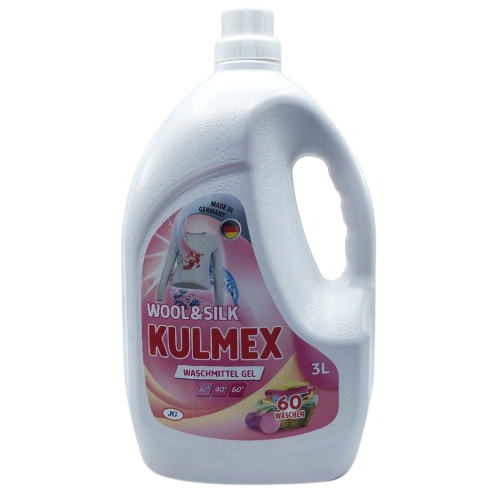 Detergent lichid 3L, Kulmex - Wool&Silk recomandat pentru rufe si haine