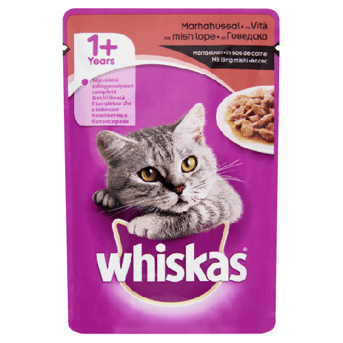 Whiskas 1 + ani Mancare pentru pisici cu Vita, 100 gpe grupdzc.ro✅. Descopera gama copleta de produse la oferte speciale✅!