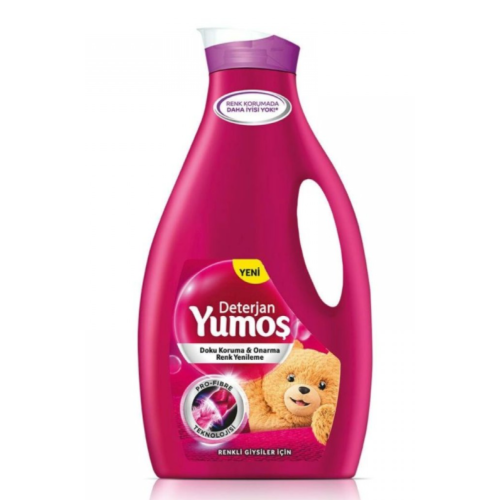 Detergent lichid pentru rufe/haine colorate 42 spalari, 2.52L - Yumos