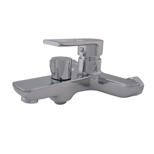 Baterie cada zinc cu para de dus crom EDGE FLOW Z 09