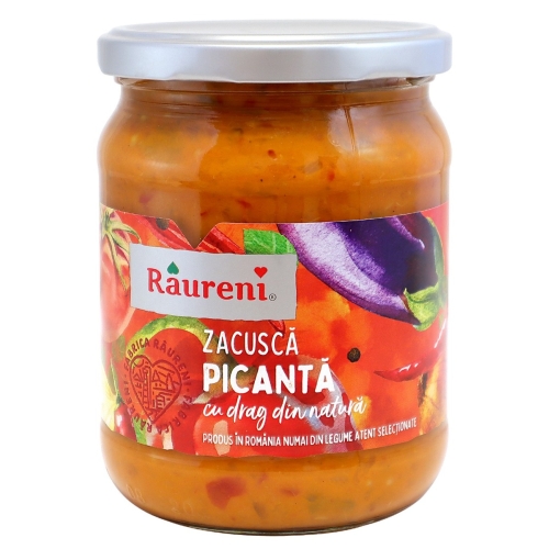 Zacusca picanta 500 g, Raureni
