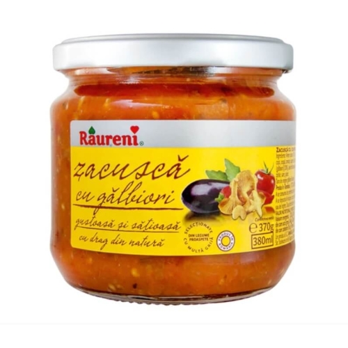 Zacusca galbiori, 370 g, Raureni