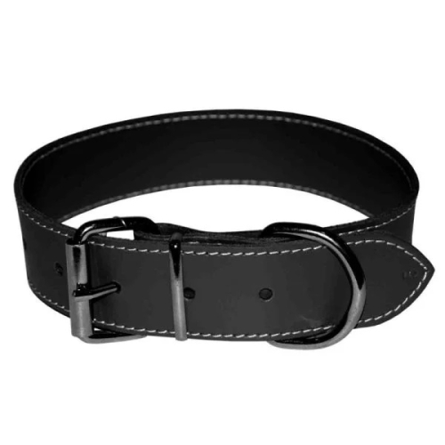 Zgarda Simpla Neagra 30x620 mm 4DOG 