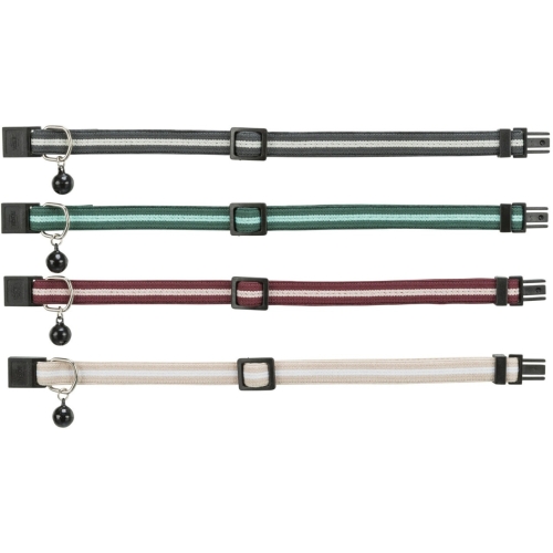 Trixie Zgarda Pentru Pisici, Elastica, Cu Clopotel, Diverse Culori, 41551