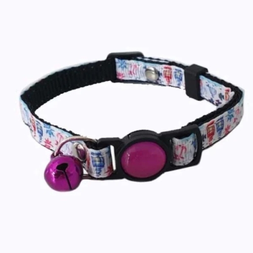 Zgarda pisici Fancy mov 32 cm Miau Miau