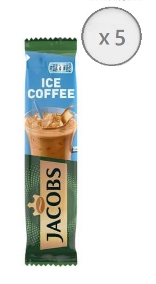 Pachet Jacobs Ice Coffee, 18 gr x 5 bucati