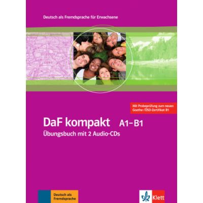 DaF kompakt A1-B1. Deutsch als Fremdsprache fur Erwachsene. Ubungsbuch mit 2 Audio-CDs - Birgit Braun, Margit Doubek