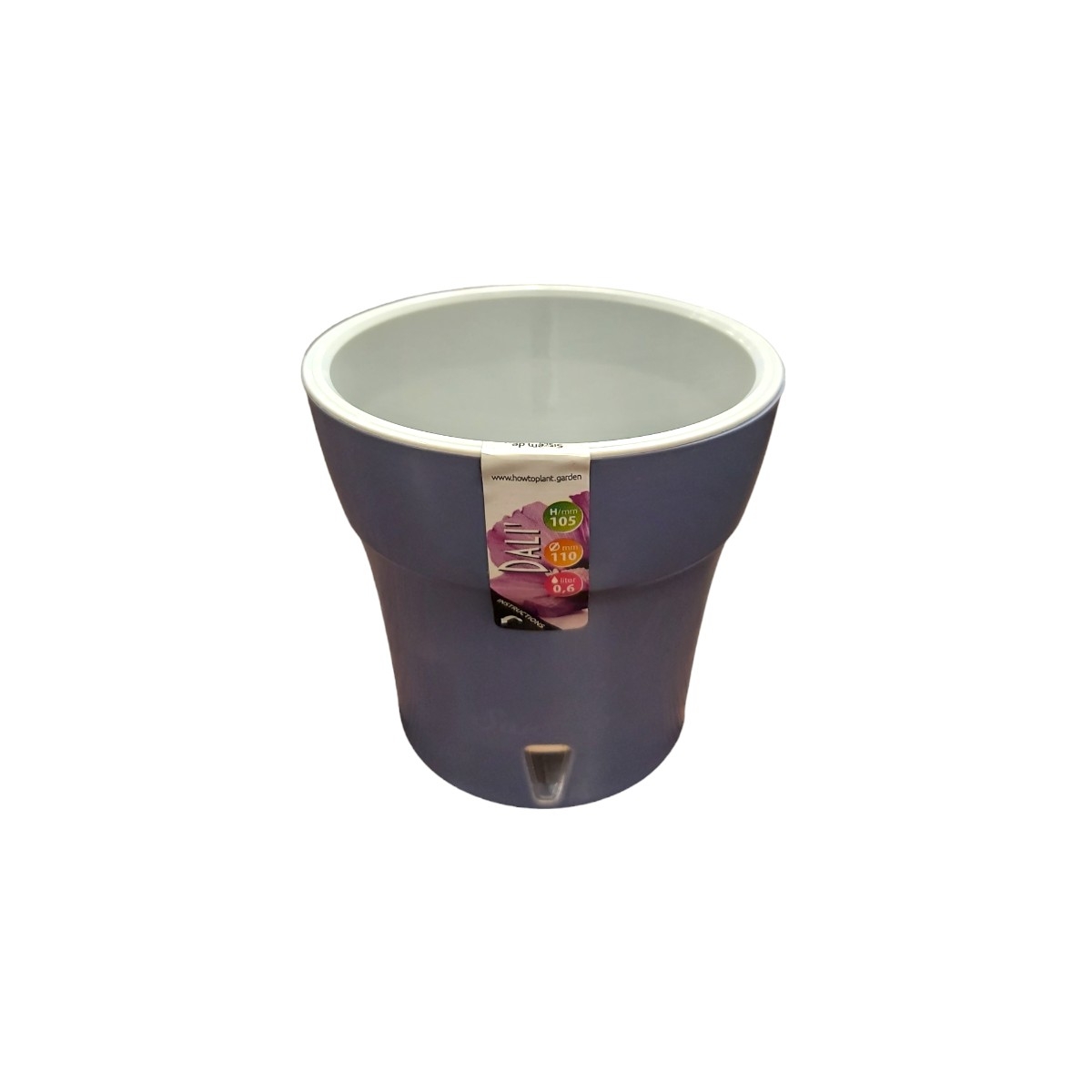 DALI GHIVECI ALBASTRU FUMURIU/GRI 0.6L