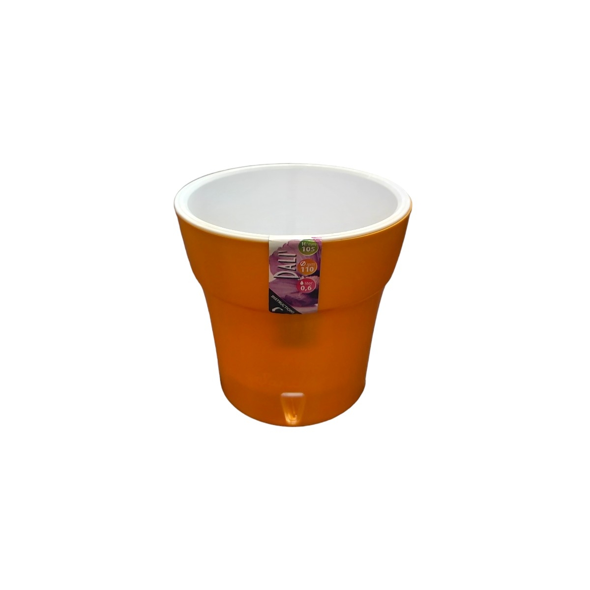 DALI GHIVECI CARAMEL/ALB 0.6L