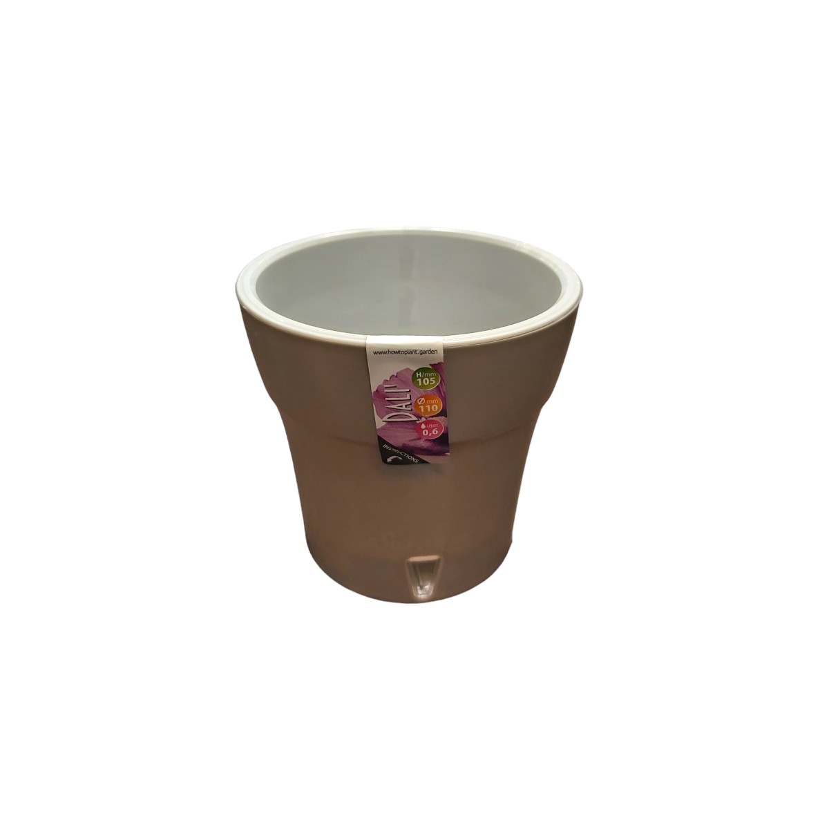 DALI GHIVECI GRI FUMURIU/GRI 0.6L