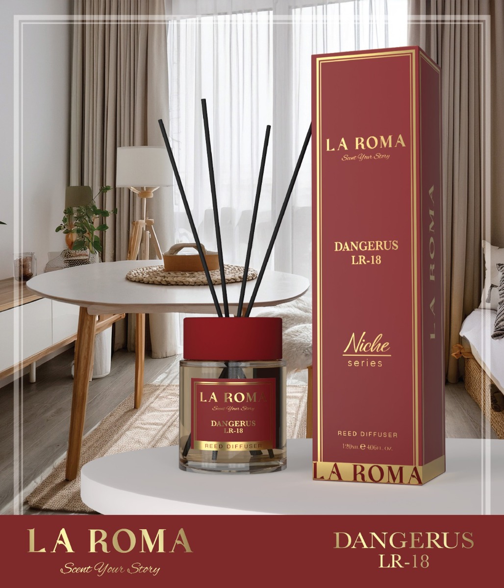 Odorizant de camera Dangerus LR - 18, 120 ml, La Roma Niche