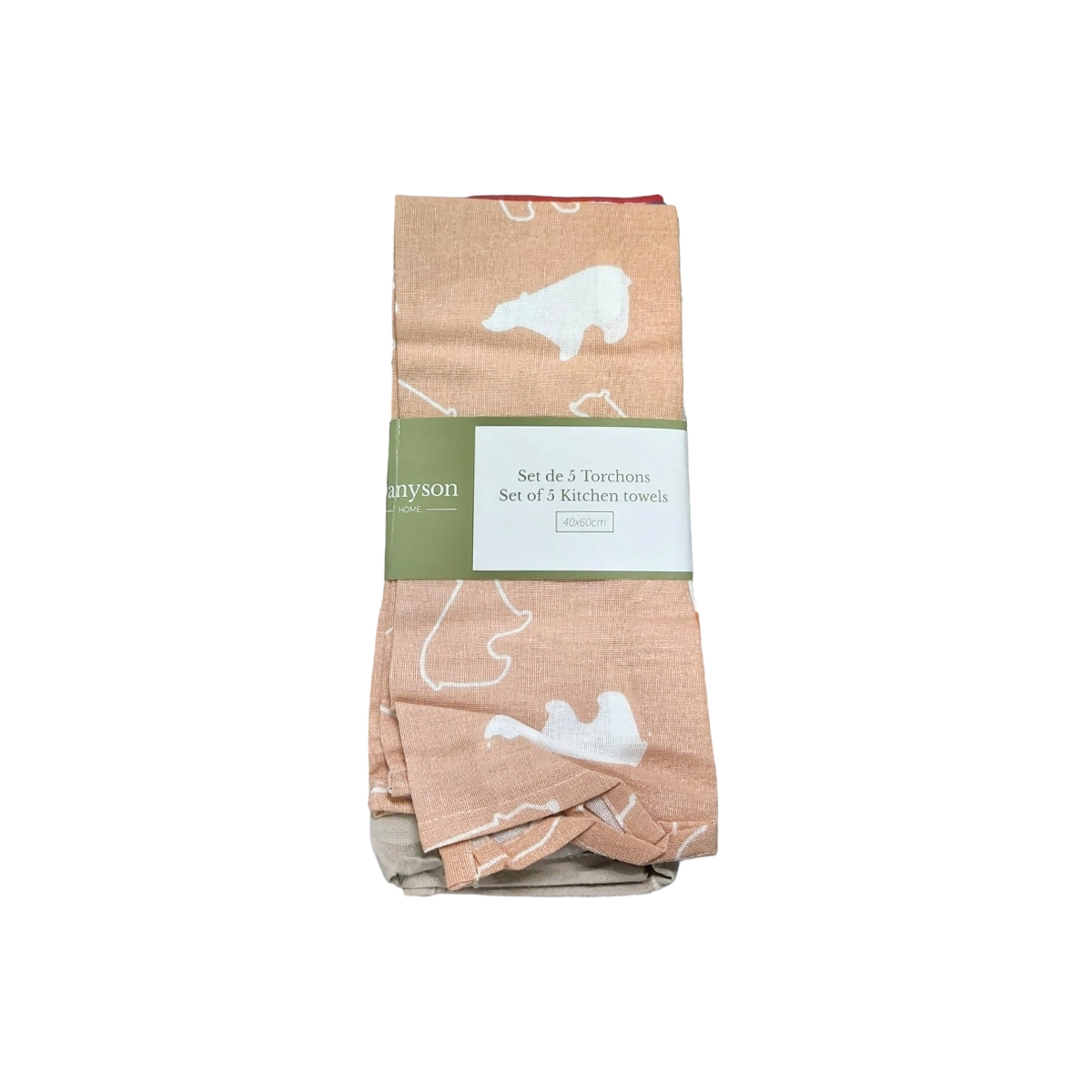 DANYSON SET 5 PROSOAPE BUMBAC PENTRU BUCATARIE 40X60CM