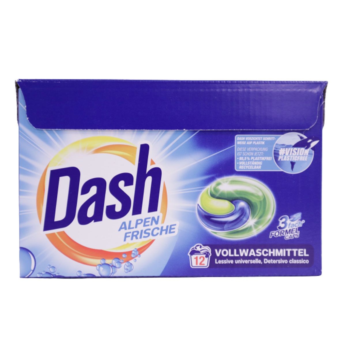 DASH 3IN1 DETERGENT CAPSULE 12BUC ALPEN FRISCHE