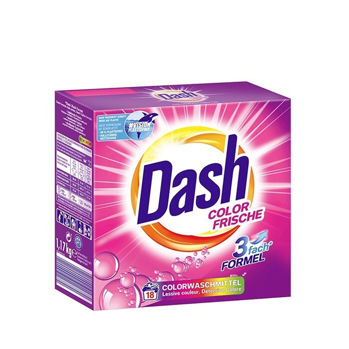 DASH DETERGENT PUDRA AUTOMAT COLOR FRISCHE 1.17KG