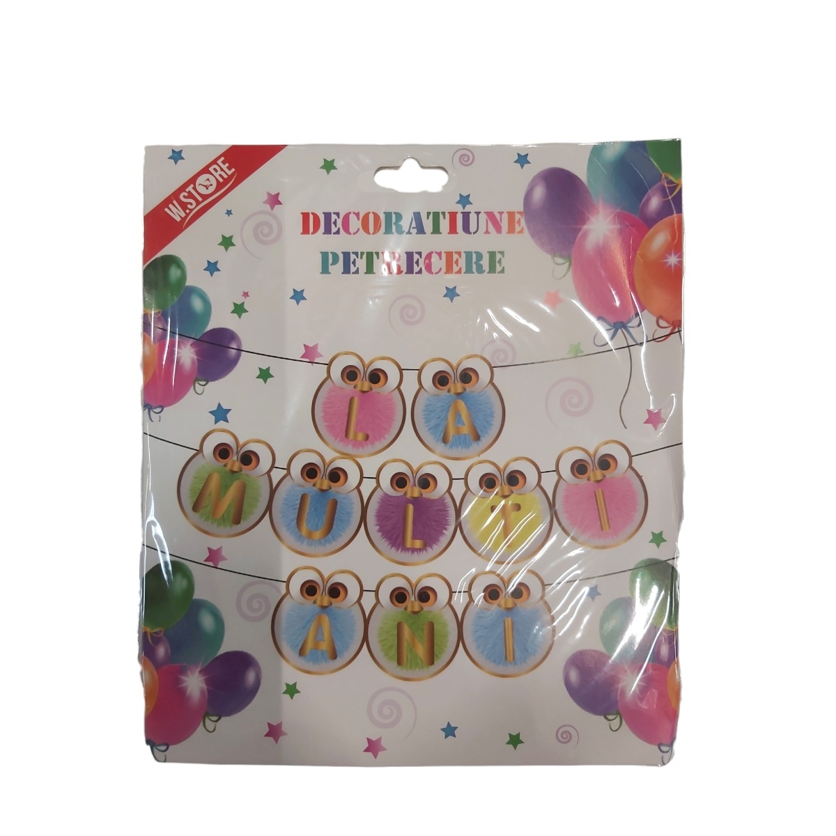 DECORATIUNE PETRECERE LA MULTI ANI 061671/061667