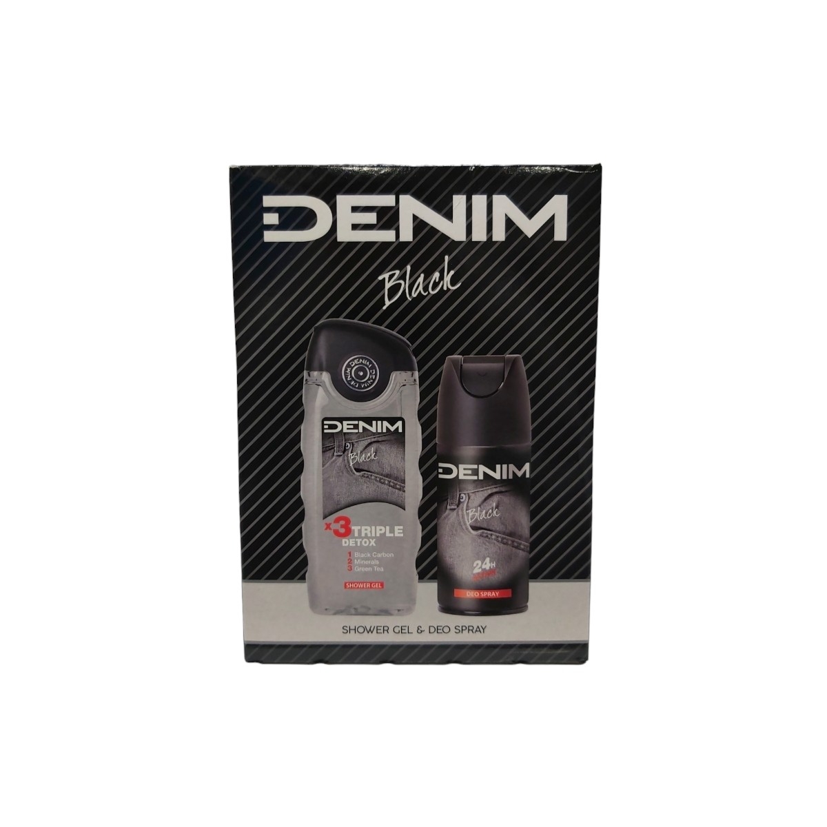 DENIM BLACK GEL DUS250+DEO SPRAY150 SET CADOU