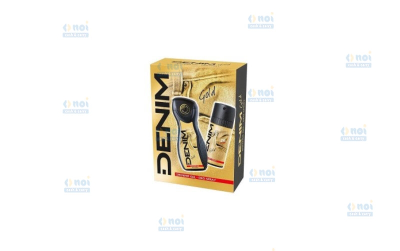 DENIM GOLD GEL DUS250+DEO SPRAY150 SET CADOU