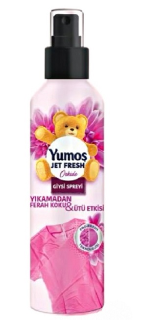 Spray pentru haine Orhidee 200 ml, Yumos Jet Fresh