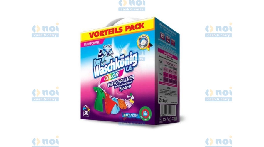 DER WASCHKONIG DETERGENT PUDRA AUTOMAT COLOR 4.875KG