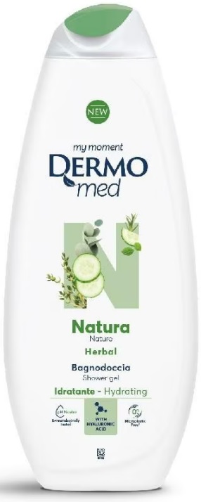 DERMOMED GEL DE DUS NATURA HERBAL 650ML