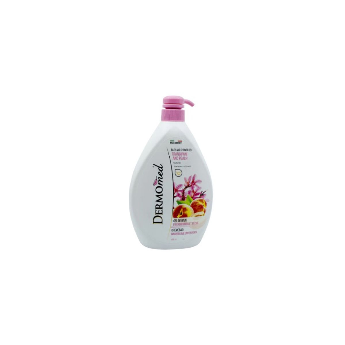DERMOMED GEL DE DUS 1L FRANGIPAN&PIERSICA ALBA