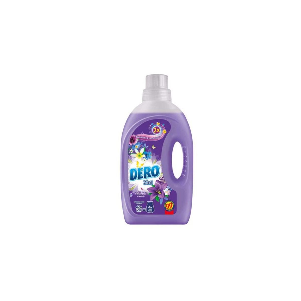 DERO 2IN1 DETERGENT LICHID 1L LAVANDA SI IASOMIE