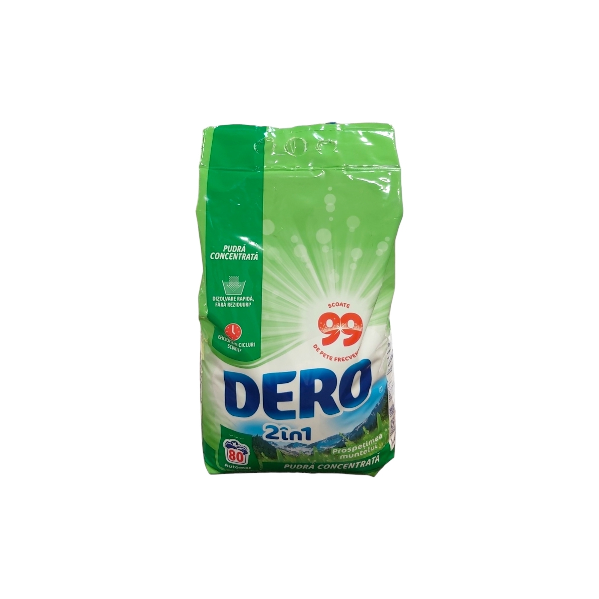 DERO 2IN1 DETERGENT PUDRA AUTOMAT 6KG PROSPETIMEA MUNTELUI 80 SPALARI