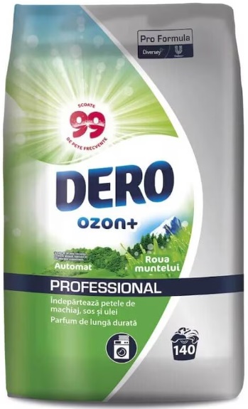 DERO OZON+DETERGENT PUDRA AUTOMAT 10.5KG ROUA MUNTELUI 140 SPALARI