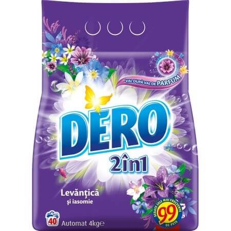 Dero 2in1 Levantica si iasomie Detergent automat, pentru haine/rufe, 4kg, 40 spalari