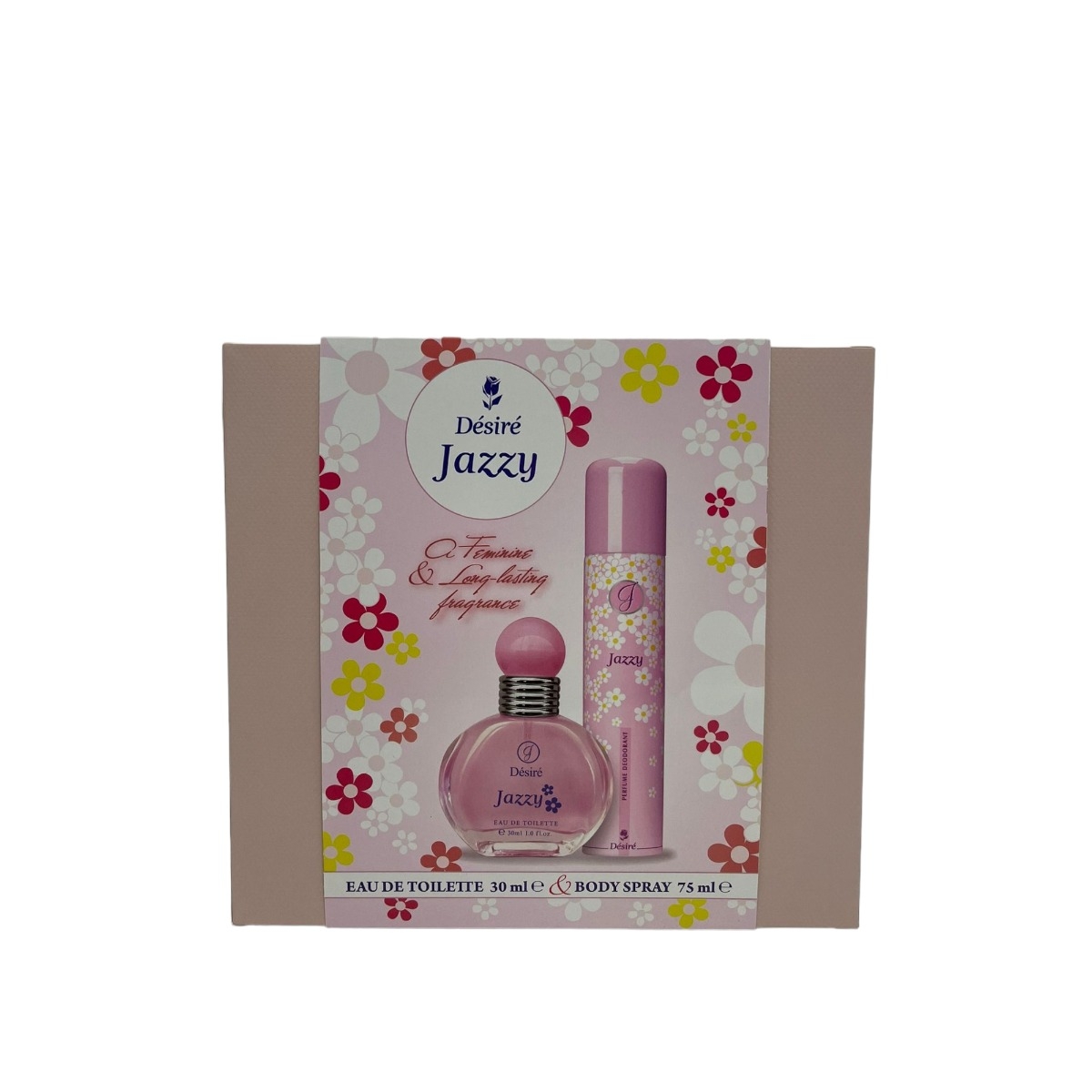 DESIRE JAZZY DEO SPRAY 75ML+EDT 30ML CASETA CADOU