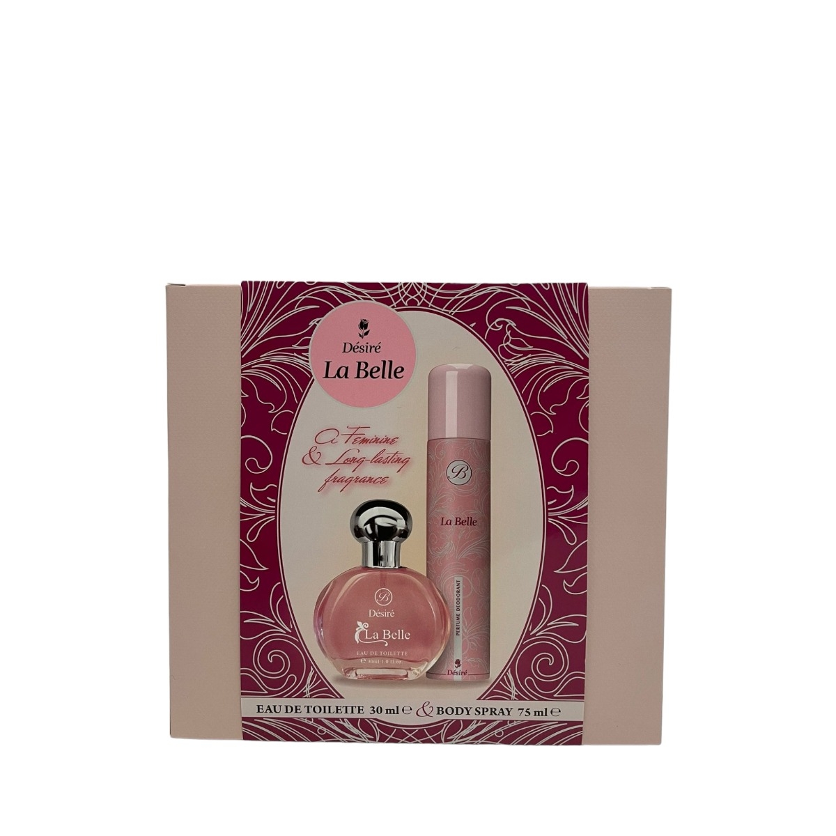 DESIRE LA BELLE DEO SPRAY 75ML+EDT 30ML  CASETA CADOU