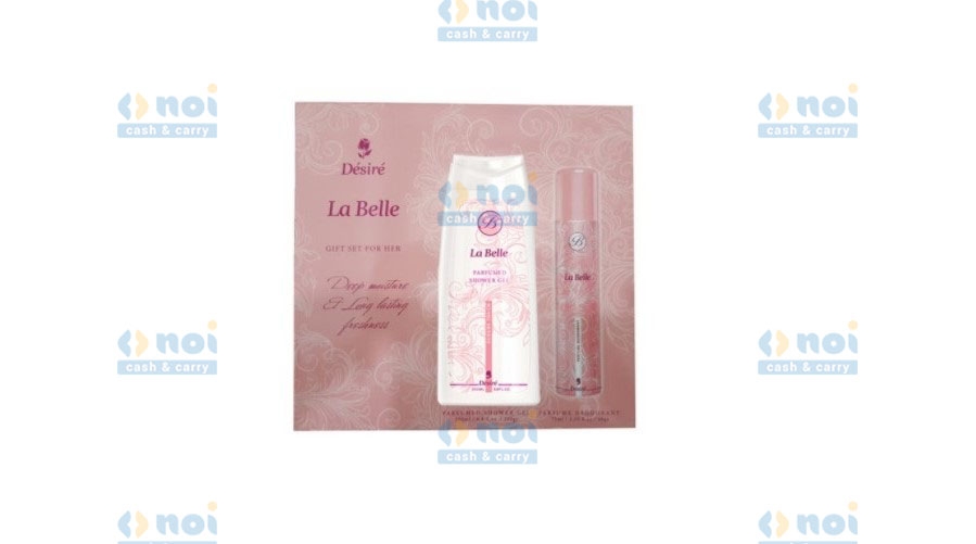 DESIRE LA BELLE DEO SPRAY 75ML+GEL DUS 200ML SET CADOU