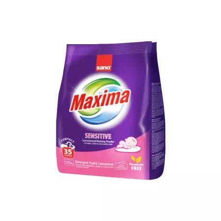 Detergent automat pudra 1.25 kg Sano Maxima Sensitive