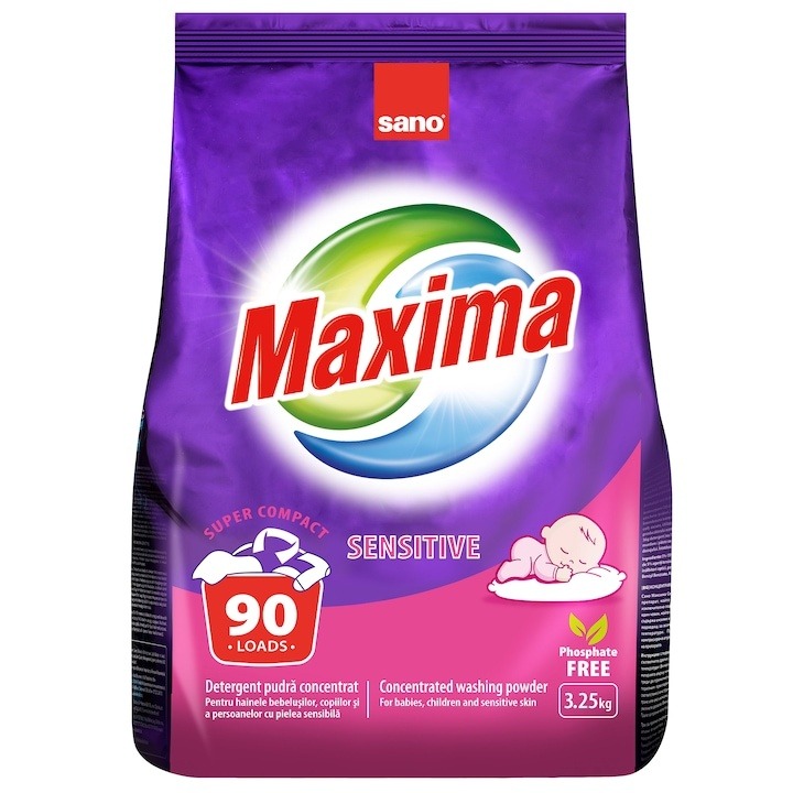 Detergent automat Sano Maxima Sensitive, 3.25 kg