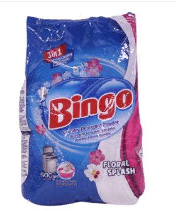 BINGO DETERGENT PUDRA MANUAL 500G WHITE&COLOR