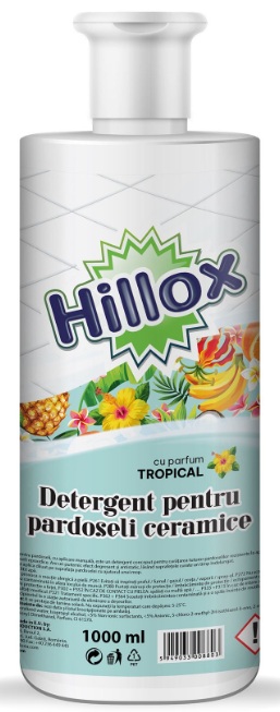 Detergent pentru pardoseli ceramice Tropical, 1 L, Hillox