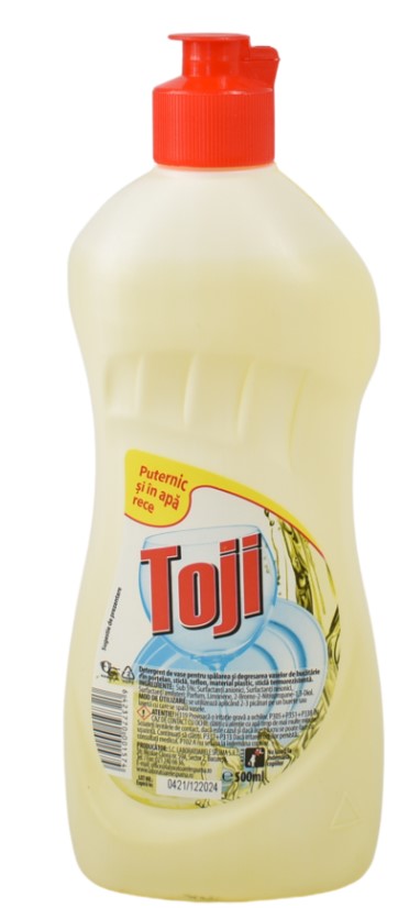 TOJI DETERGENT VASE 500ML LEMON