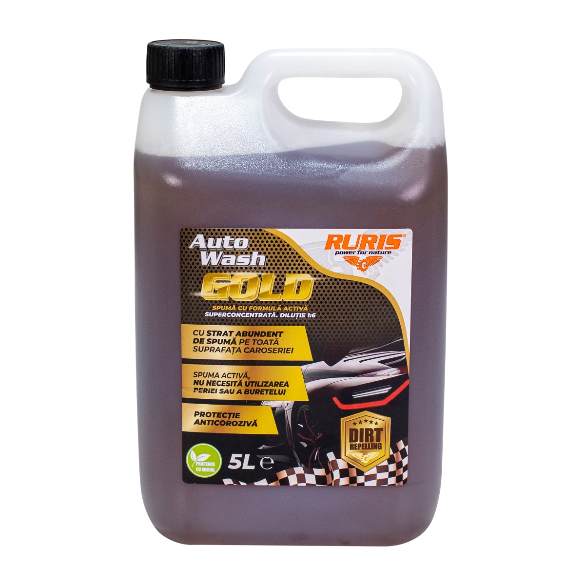 Detergent Ruris Auto Wash Gold 1:6 Superconcentrat 5L