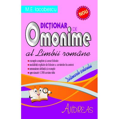Dictionar de omonime al limbii romane - M. E. Iacobescu